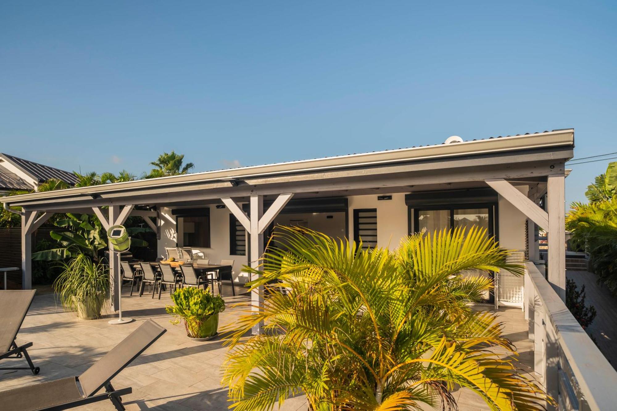 Villa Les Terrasses De Fonds Thezan Sainte-Anne  Bagian luar foto